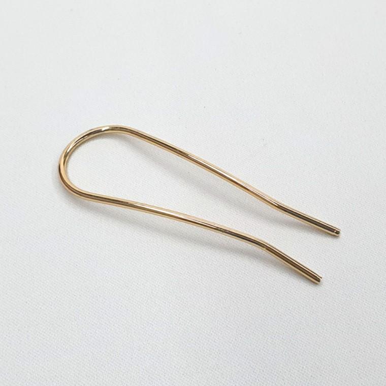 올림머리 헤어 메탈 유핀 비녀 금