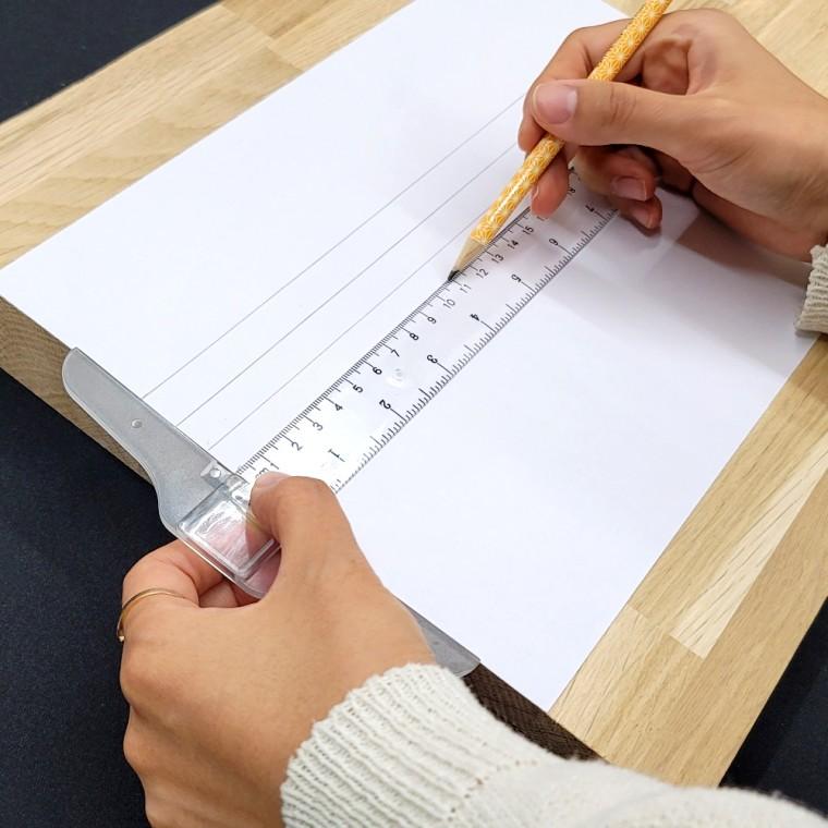 투명 플라스틱 T자 30cm