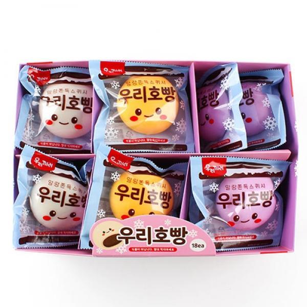 271A] 2500 우리 호빵 스퀴시 (18개세트)