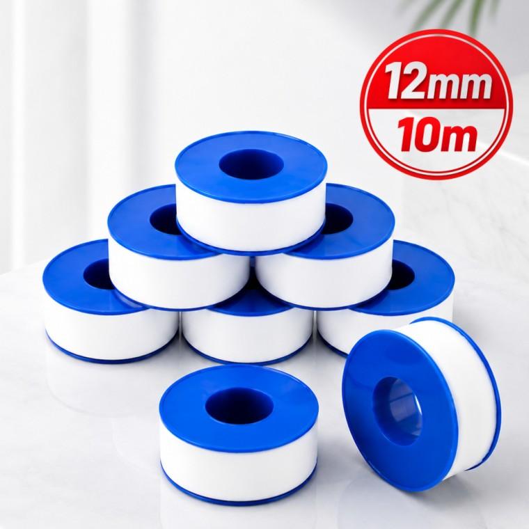 테프론테이프 PTFE 배관용 누수방지 나사씰 밀봉테이프 12mm×10M