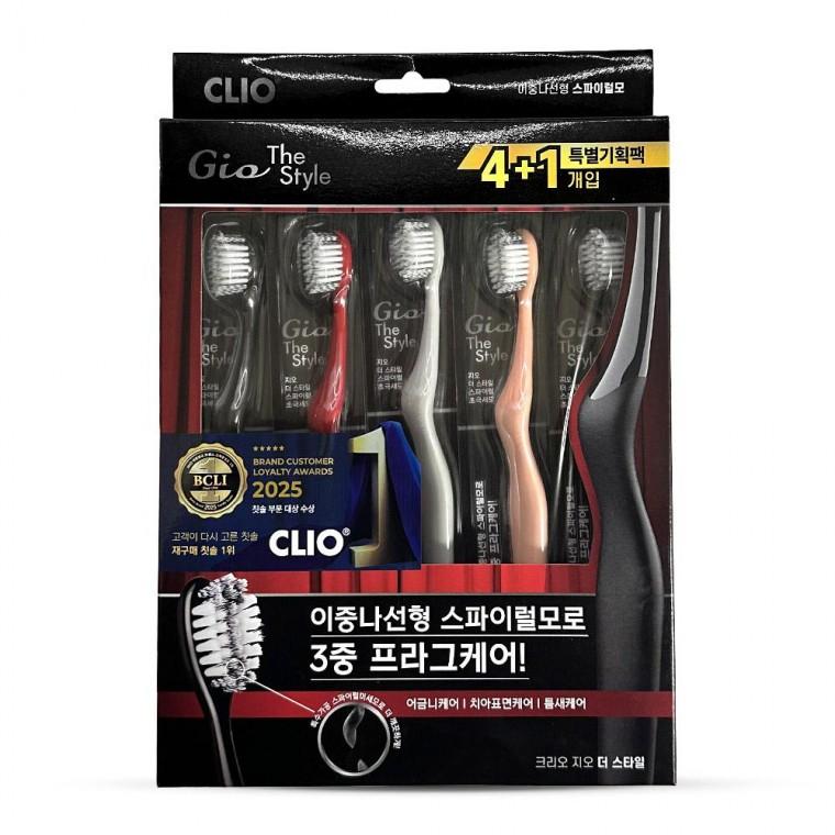 크리오 지오 더 스타일 스파이럴 초극세모 칫솔 5개입