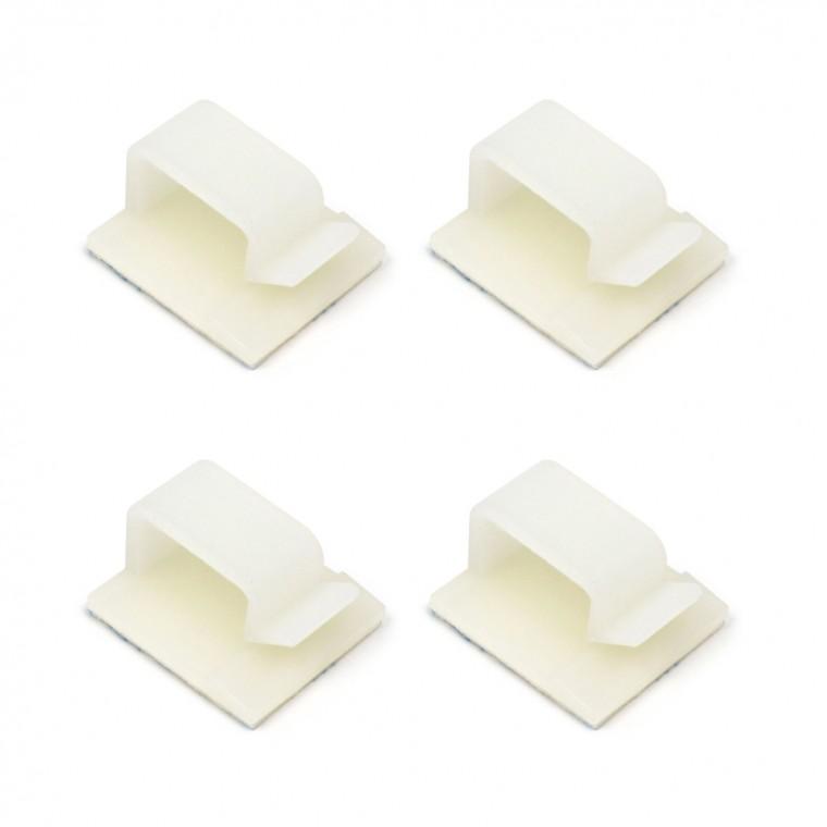 케이블 전선 정리 클립 4p 화이트