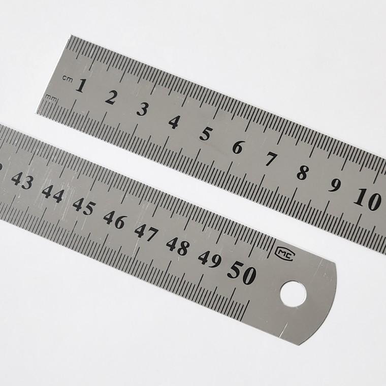 자 스틸 철자 스텐 쇠자 50cm