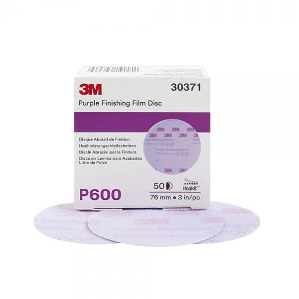 3M 260L P600 퍼플 피니싱 필름디스크 76mm 50매