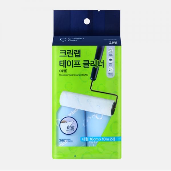 크린랩 테이프클리너 리필 2매입 대형 16cm x10M