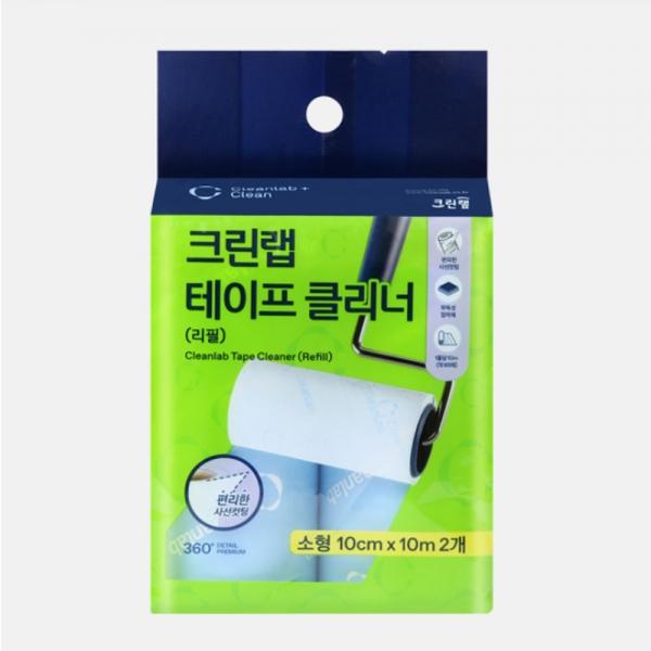 크린랩 테이프클리너 리필 2매입 소형  10cm x10M