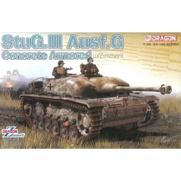탱크프라 1/35 Concrete Armored StuG.III Ausf.G w