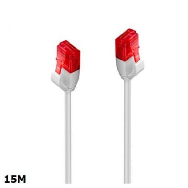 CAT.6 UTP 슬림 다이렉트 랜 케이블 15M 화이트