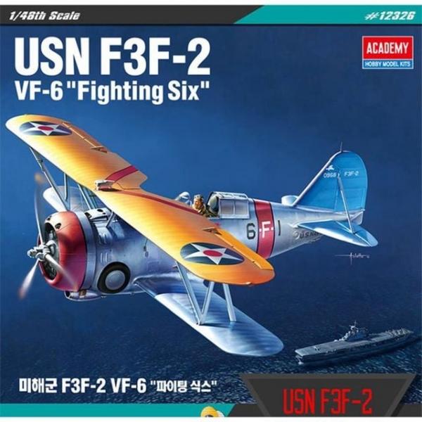 제트기모형 12326 1/48 미해군 F3F-3 VF-6 파이팅식스