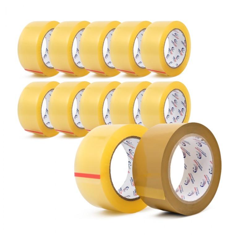 kimspp 국산 강력접착 OPP 박스테이프 48mm 80m (투명/황색) 10개
