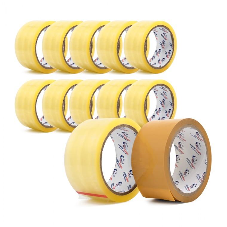 kimspp 국산 강력접착 OPP 박스테이프 48mm 40m (투명/황색) 10개