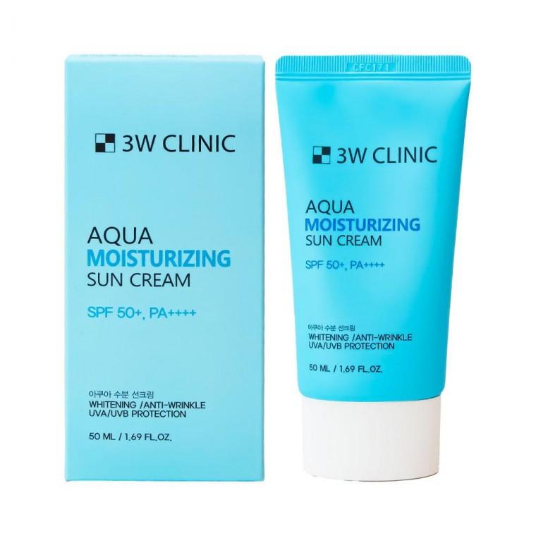 3W 클리닉 아쿠아 모이스처라이징 선크림 50ml