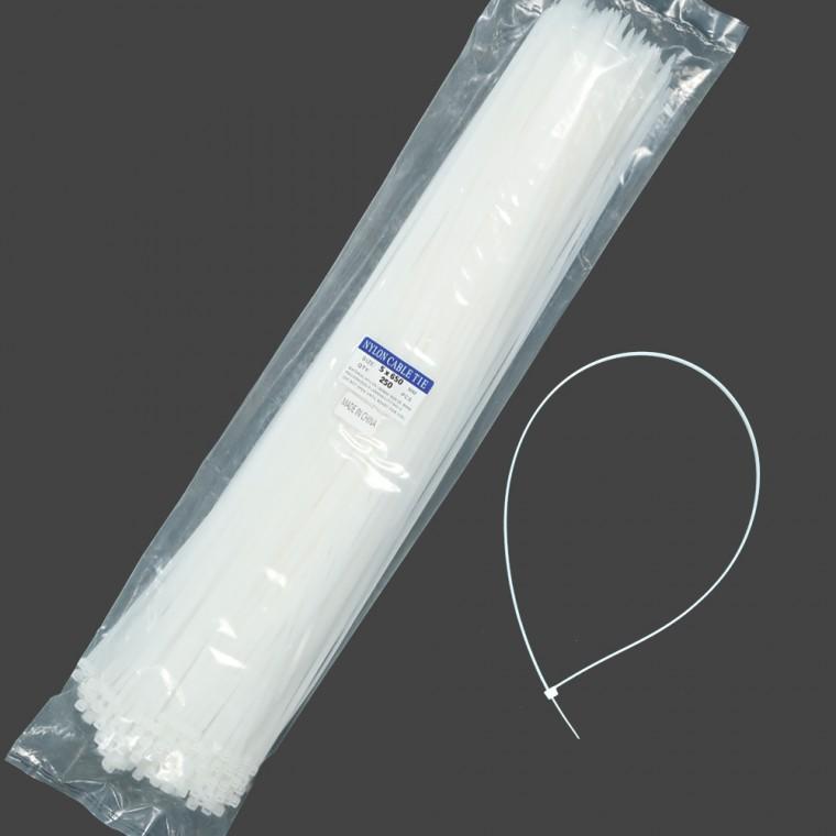kimspp 케이블타이 5x650mm (약250개입) 케이블밴드 타이밴드 전선 배선정리