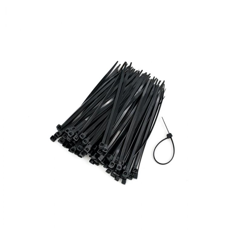 kimspp 케이블타이 4x120mm 블랙 (벌크 약100개) 타이밴드 전선 배선정리