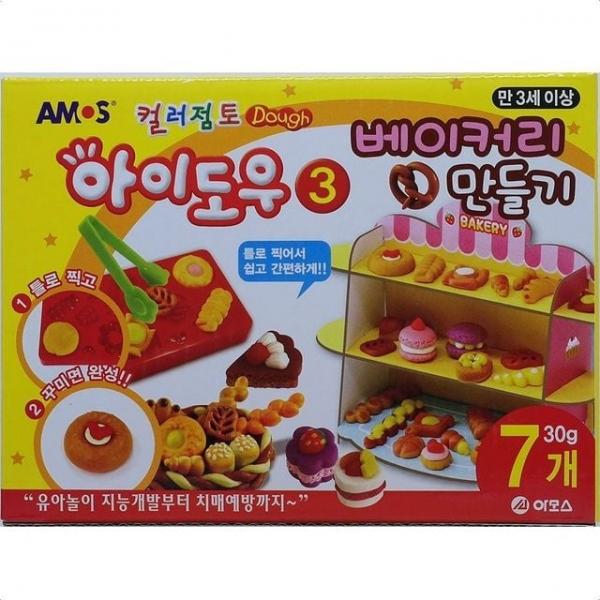 아이도우3 베이커리만들기 아모스 컬러점토 7개30g