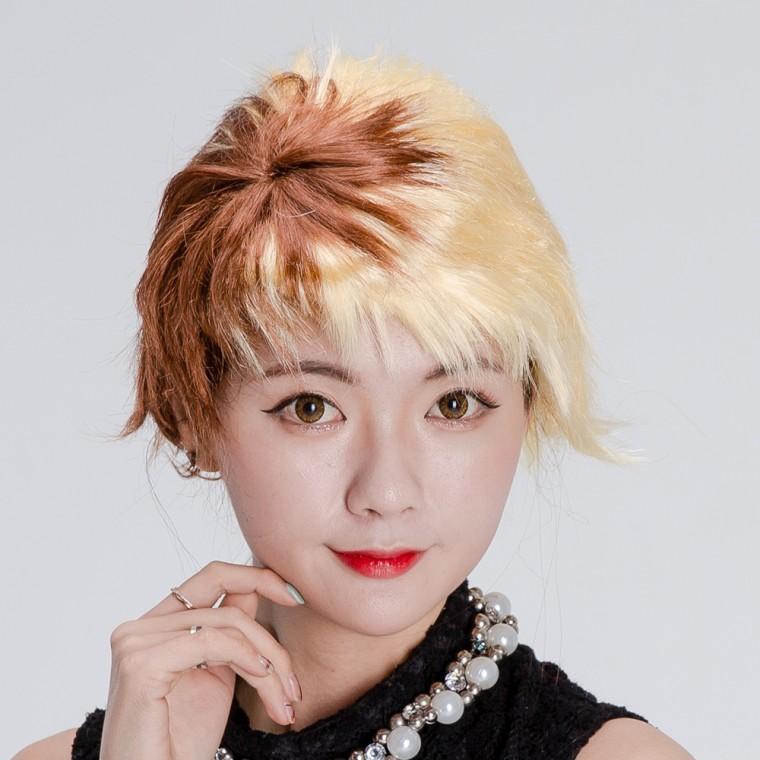 숏컷트가발(투톤) 파티가발 파티의상 파티용품 이벤트