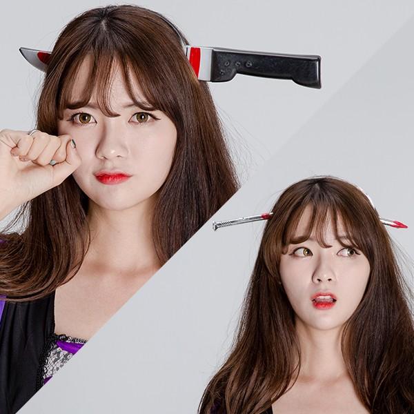 할로윈 엽기머리띠 공포 소품 파티용품 이벤트