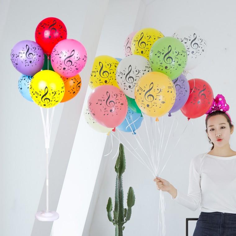 풍선꽂이장식세트130cm(뮤직파티혼합) 파티 풍선 장식
