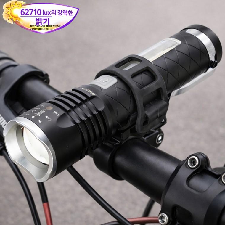 COB LED 충전식 야외 멀티 자전거 전조등 랜턴 안전등 자전거라이트