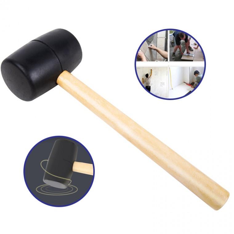 흠집방지 DIY 목공예 고무 망치 500g 23cm DD-10813