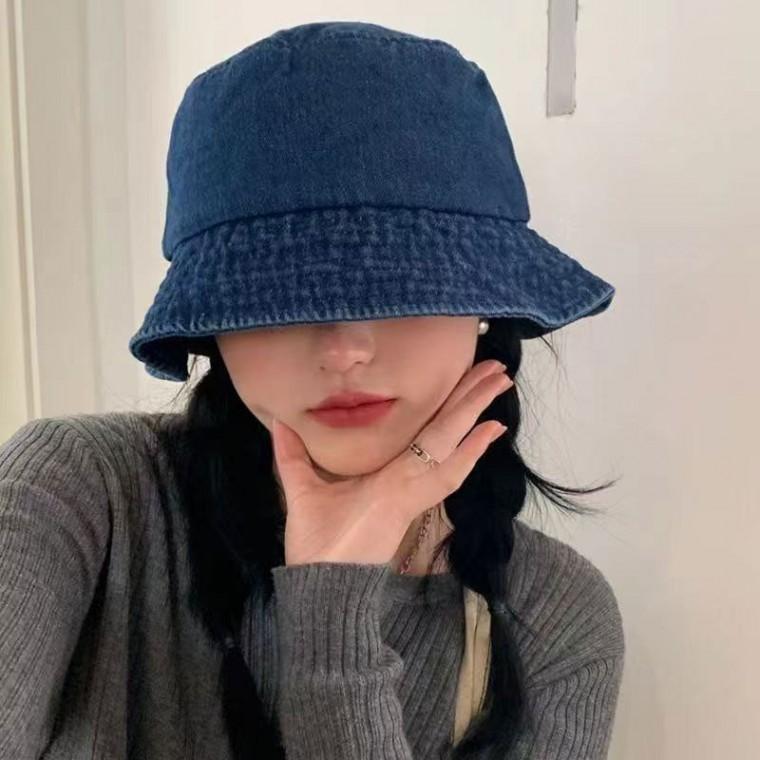 사계절 남자 유행없는 활용템 여자 데님 청 벙거지