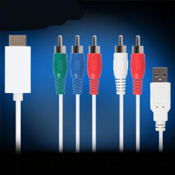 유 HDMI 무전원 타입 to 컨버터케이블 컴포넌트YPbPr