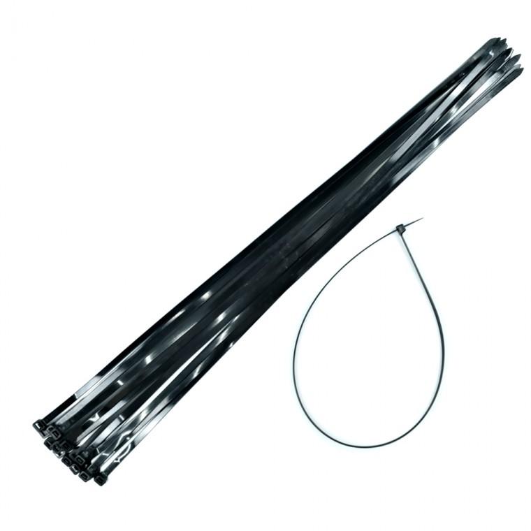 Kimspp 케이블타이 블랙 10x760mm 벌크 20개 전선 배선정리 케이블밴드 타이밴드