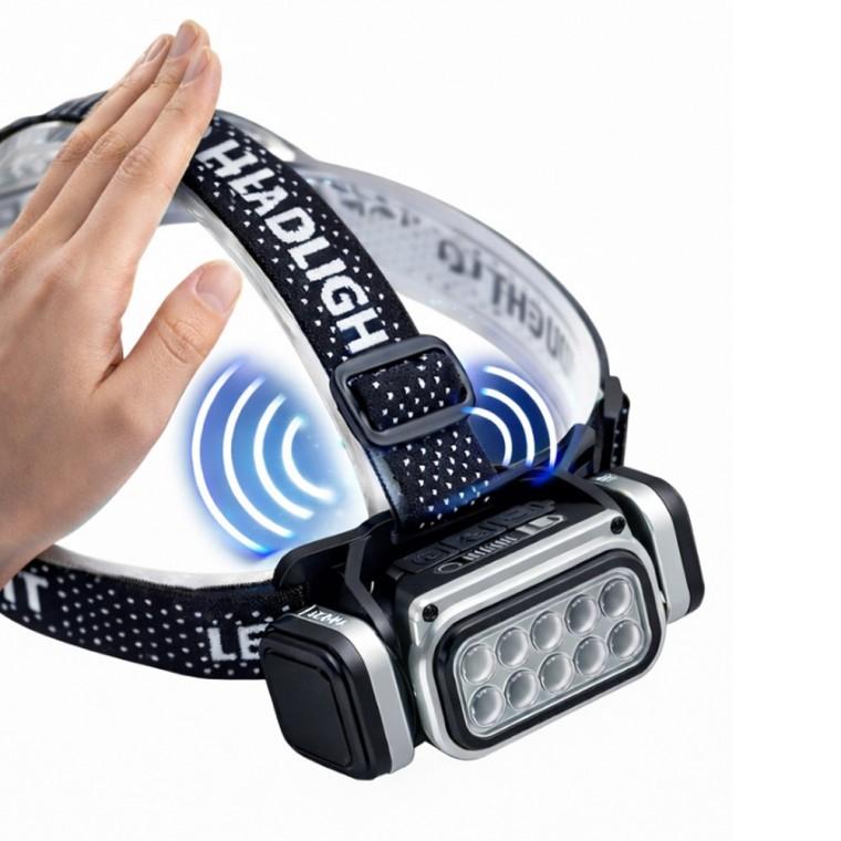 센서동작 SMD LED 충전식 멀티 캠핑 낚시 조명등 랜턴 헤드랜턴 DJDT90S