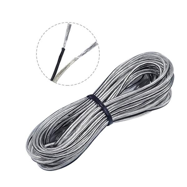 2468 케이블 24AWG 전선 LED 조명 배터리홀더 드론 자동차 배선 블랙투명 5M