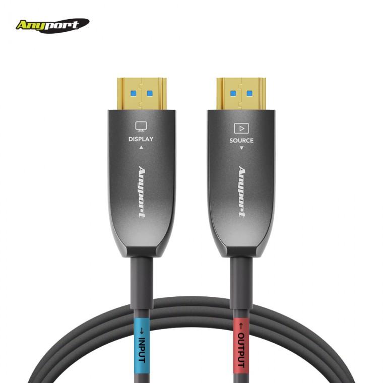 [애니포트] HDMI 2.1 8K AOC 프리미엄 광케이블 EDID YUV4 4 4 지원 AOC25A 25M