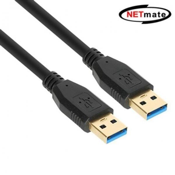 블랙 USB3.0 케이블 1m NM-UA310BKZ AM-AM