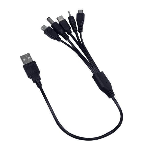 USB 전원 5분배 케이블 동시 충전 C타입 마이크로 미니 5핀 노트북 스마트폰