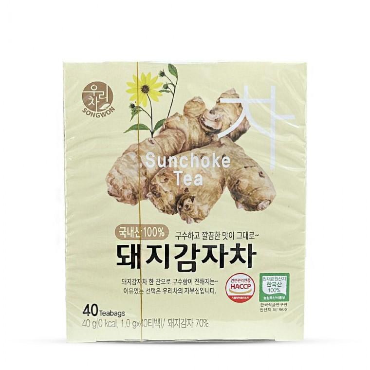송원 우리차 국내산 돼지감자차 40T