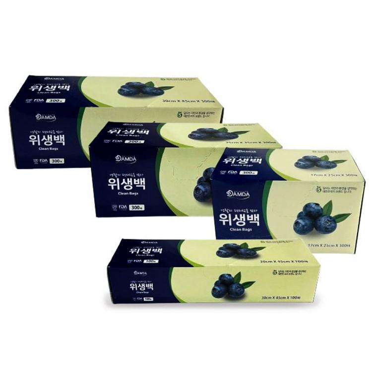 담다 국산 위생백 주방 위생 비닐 봉투 비닐봉지 비닐봉투