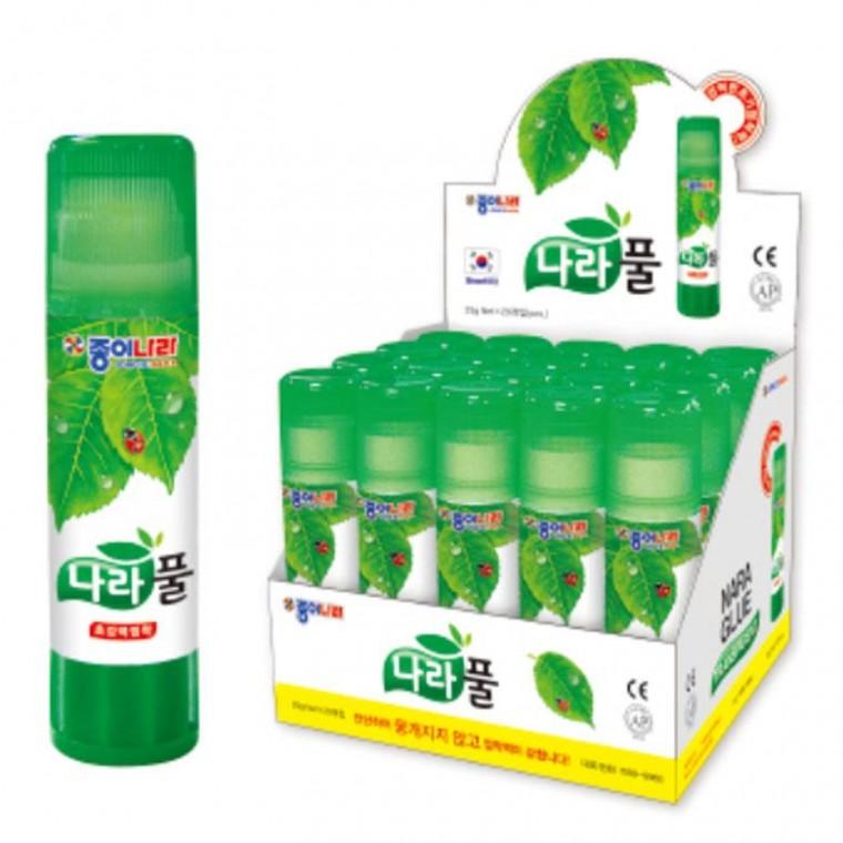 고체풀 종이나라풀 나라풀 25g 나라풀20개입 고체딱풀 접착제나라풀