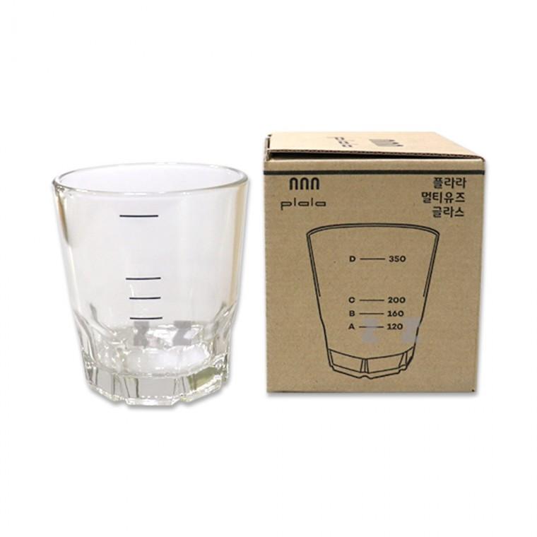 플라라 멀티 유즈 글라스-J/눈금컵/홈바/소주잔/하이볼잔/소맥잔/맥주잔/위스키/홈카페/홈까페/아메리카노/