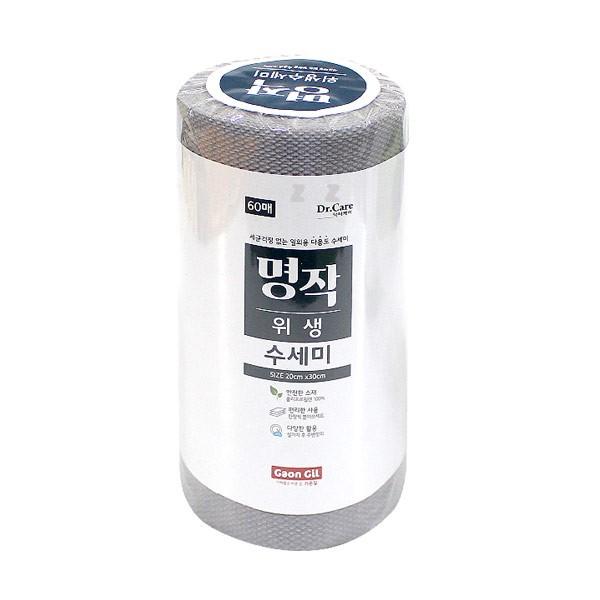 명작위생수세미 60매 -H/떼어쓰는수세미/떼쓰는수세미