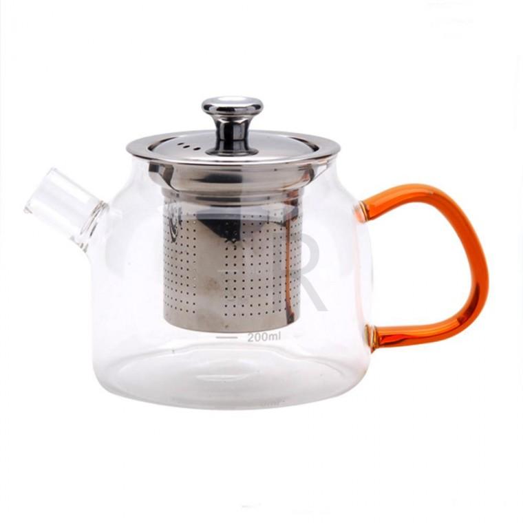 이탈리아노 글라스 SY-600 티포트 600ml-R 내열유리 주전자 차포트