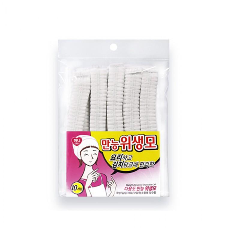 하니 일회용 만능 위생모 10매-R 0388
