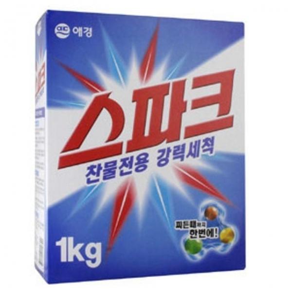 빨래세제 일반세탁기 1KG 스파크 드럼세탁기 세탁세제