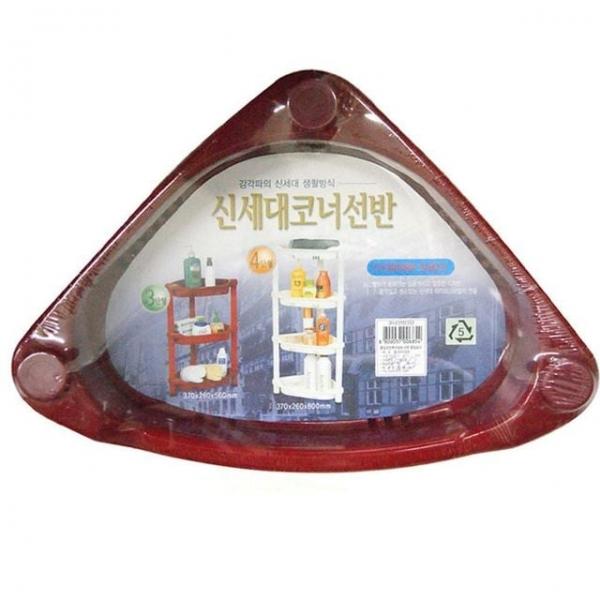 3단 코너선반 샴푸랙 욕실용선반 신세대 베란다선반