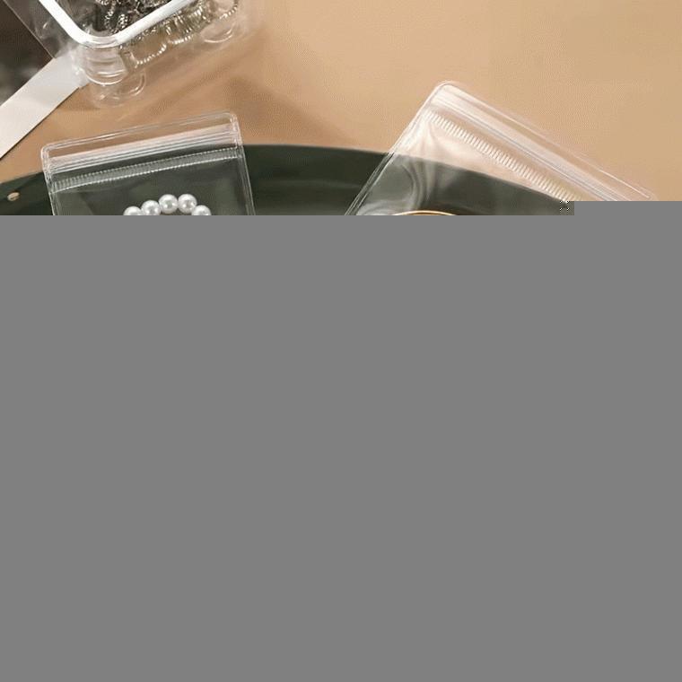 키링 DIY PVC 미니 지퍼백 열쇠고리 부자재 만들기