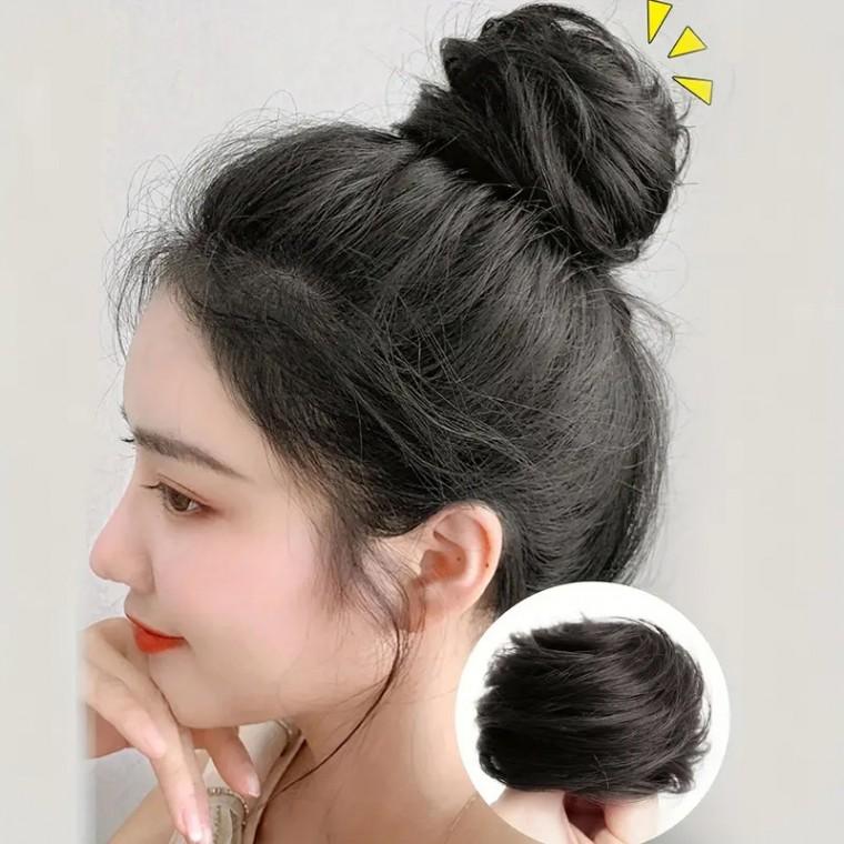 한복 혼주 당고머리 가발 곱창끈 포함 올림머리 연출