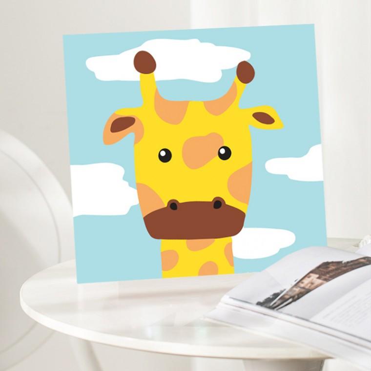 그림 그리기 DIY 캔버스 유화 페인팅 캐릭터 키트