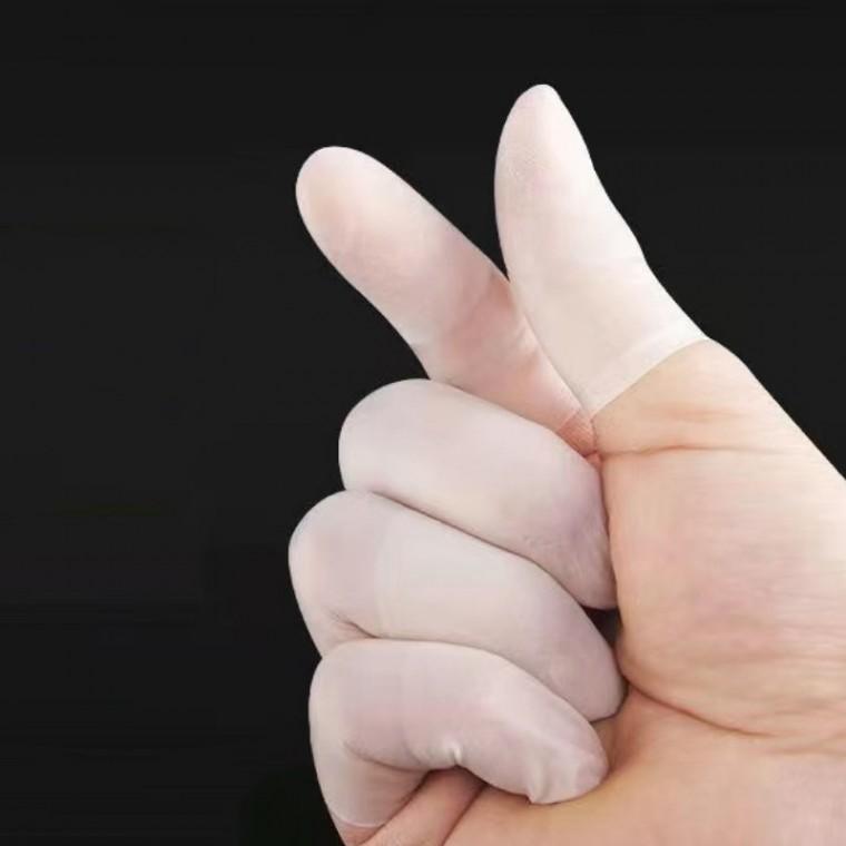 라텍스 지문방지 손가락장갑 골무 재봉사용 50입