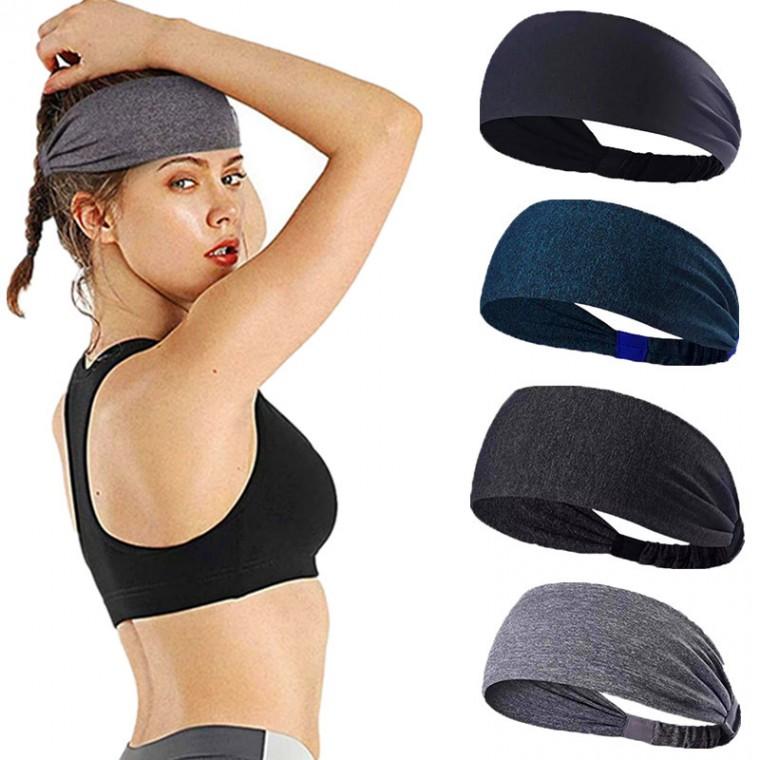 땀방지 넓은 헬스 헤어밴드 남성 추신수 심플 머리띠