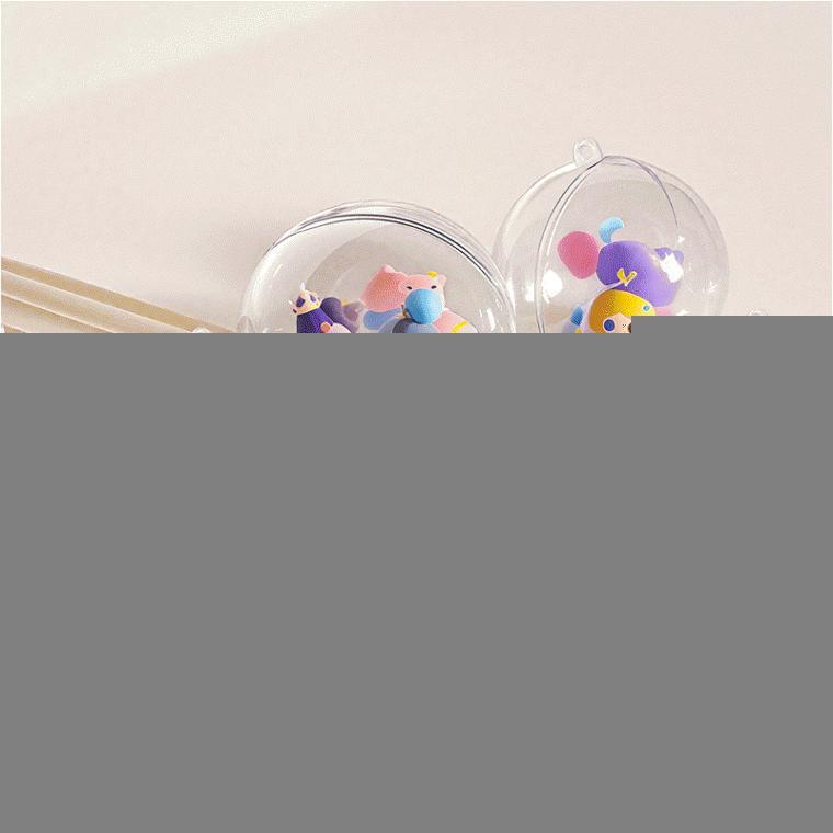 투명캡슐 플라스틱 아크릴볼 원형 9cm