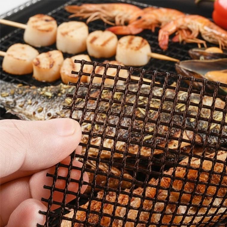 테프론 바베큐 매쉬 재사용 그릴매트 석쇠 대용 260도