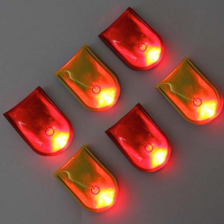 LED 반사 클립 자전거 마그네틱 점멸 안전 하이킹