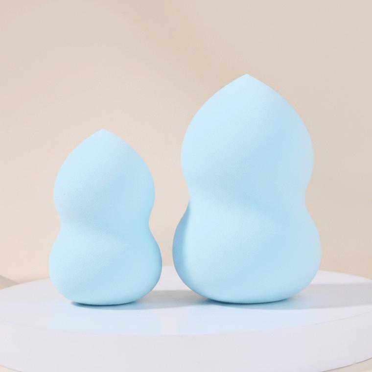 조롱박형 대형 화장퍼프 뷰티 메이크업